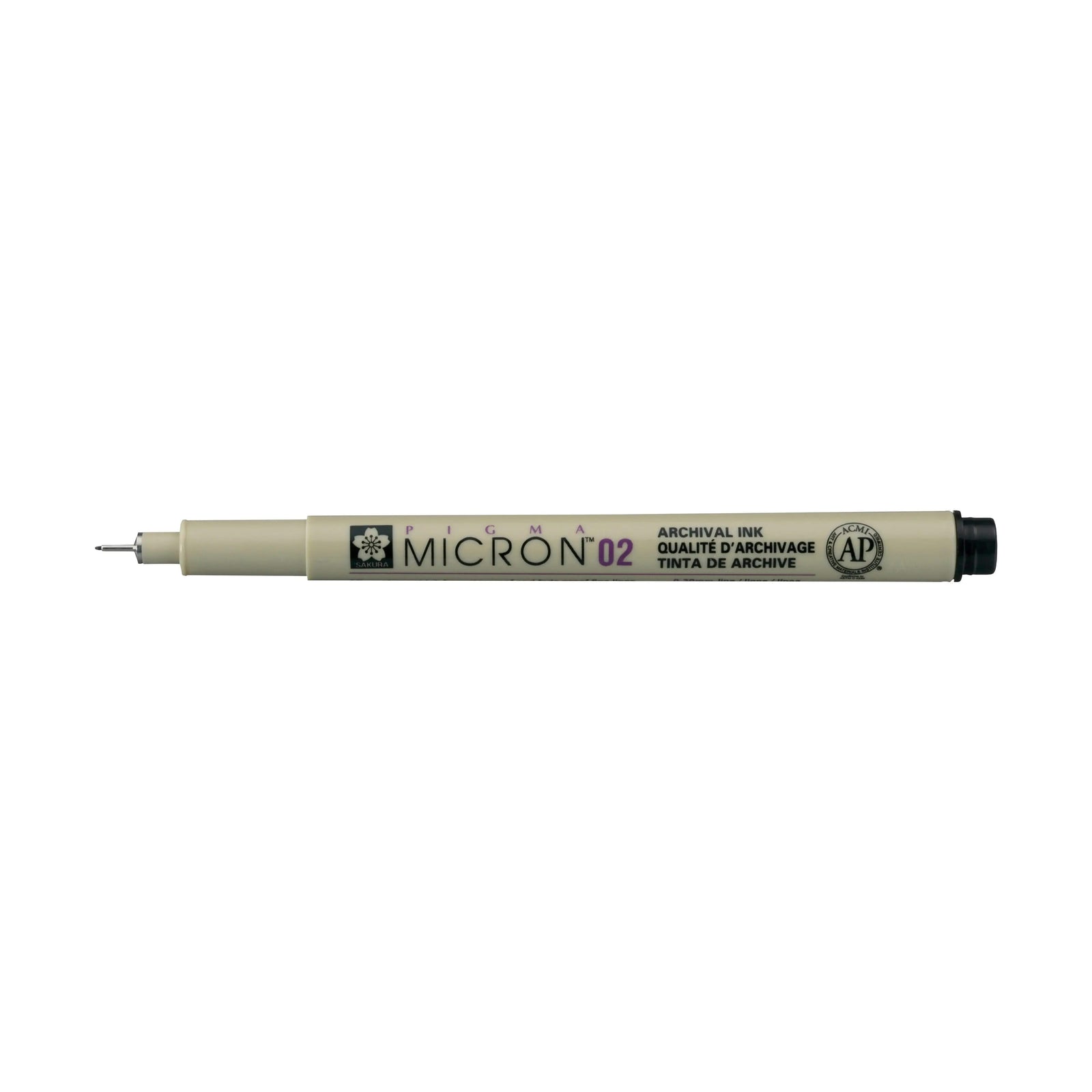 Sakura Pigma Micron 02 - 0.30 mm - Schwarz - Kidis Art
