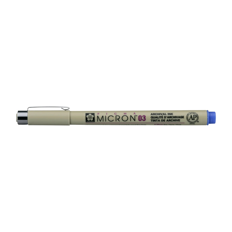 Sakura Pigma Micron 03 - 0.35 mm - Blau