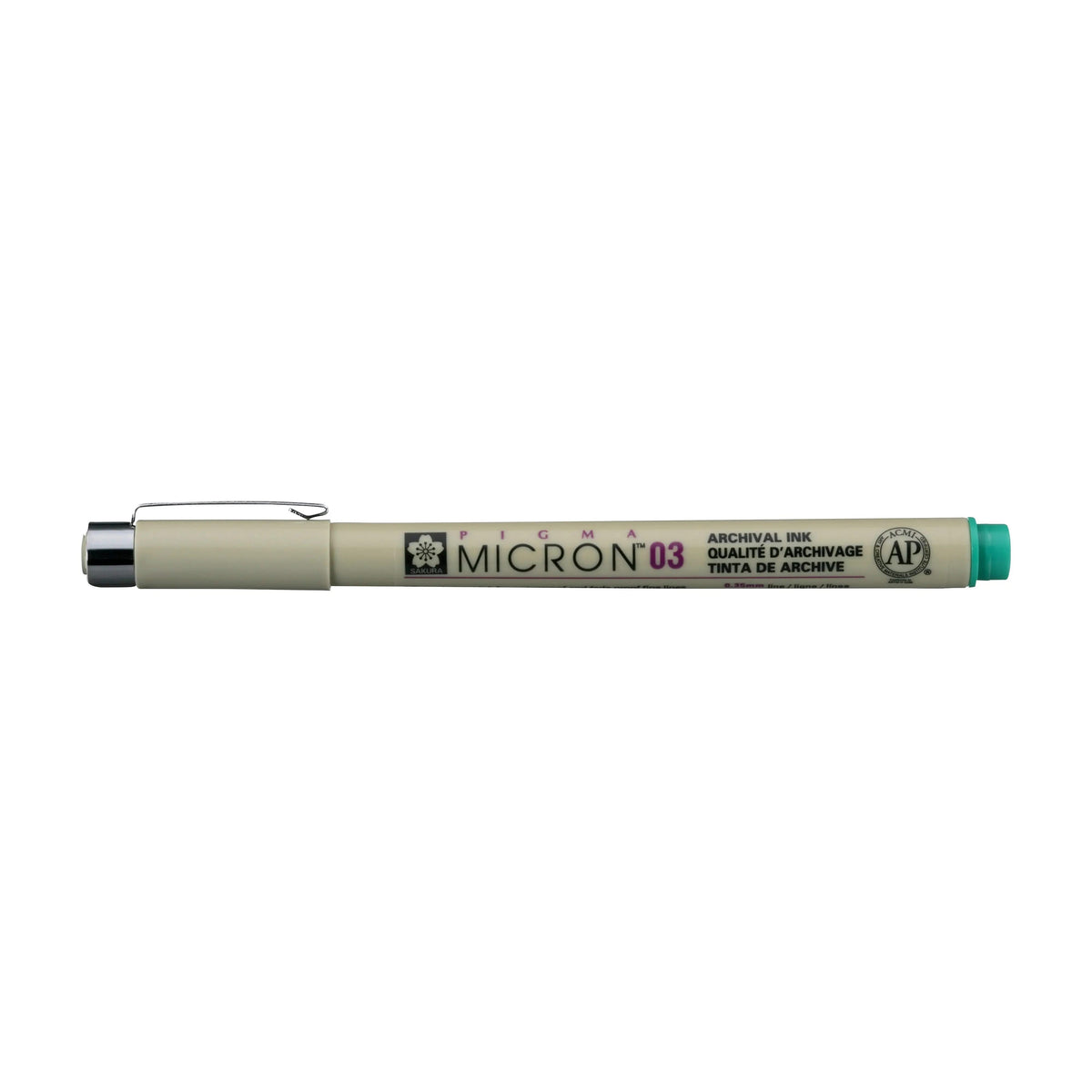 Sakura Pigma Micron 03 - 0.35 mm - Grün - Kidis Art