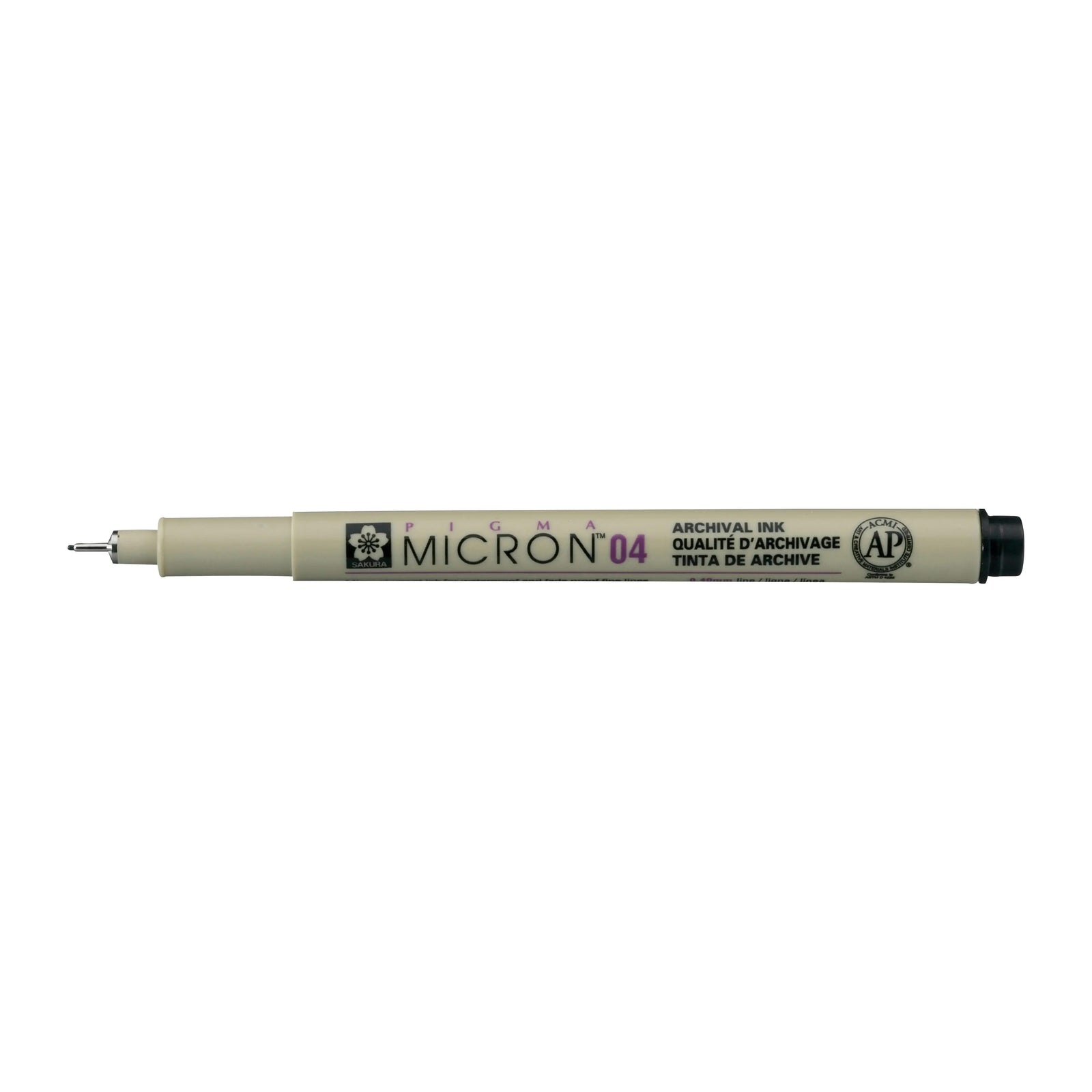 Sakura Pigma Micron 04 - 0.40 mm - Schwarz - Kidis Art
