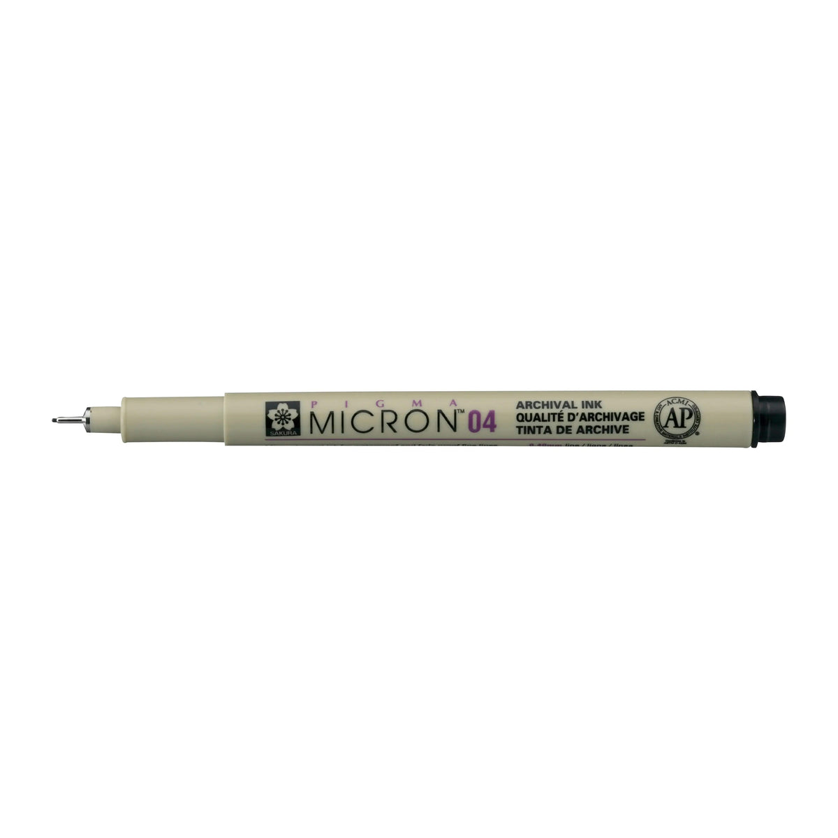 Sakura Pigma Micron 04 - 0.40 mm - Schwarz - Kidis Art