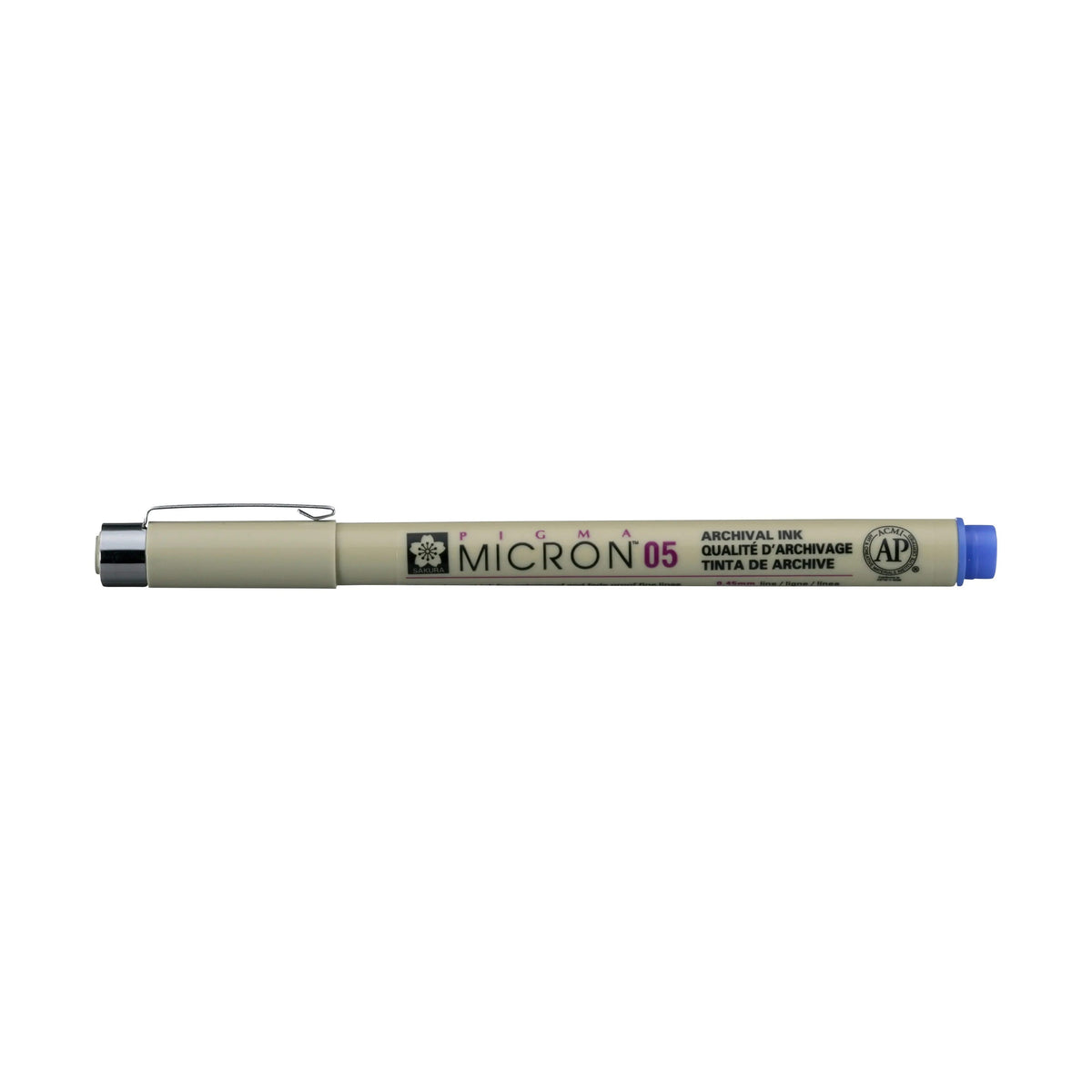Sakura Pigma Micron 05 - 0.45 mm - Blau - Kidis Art
