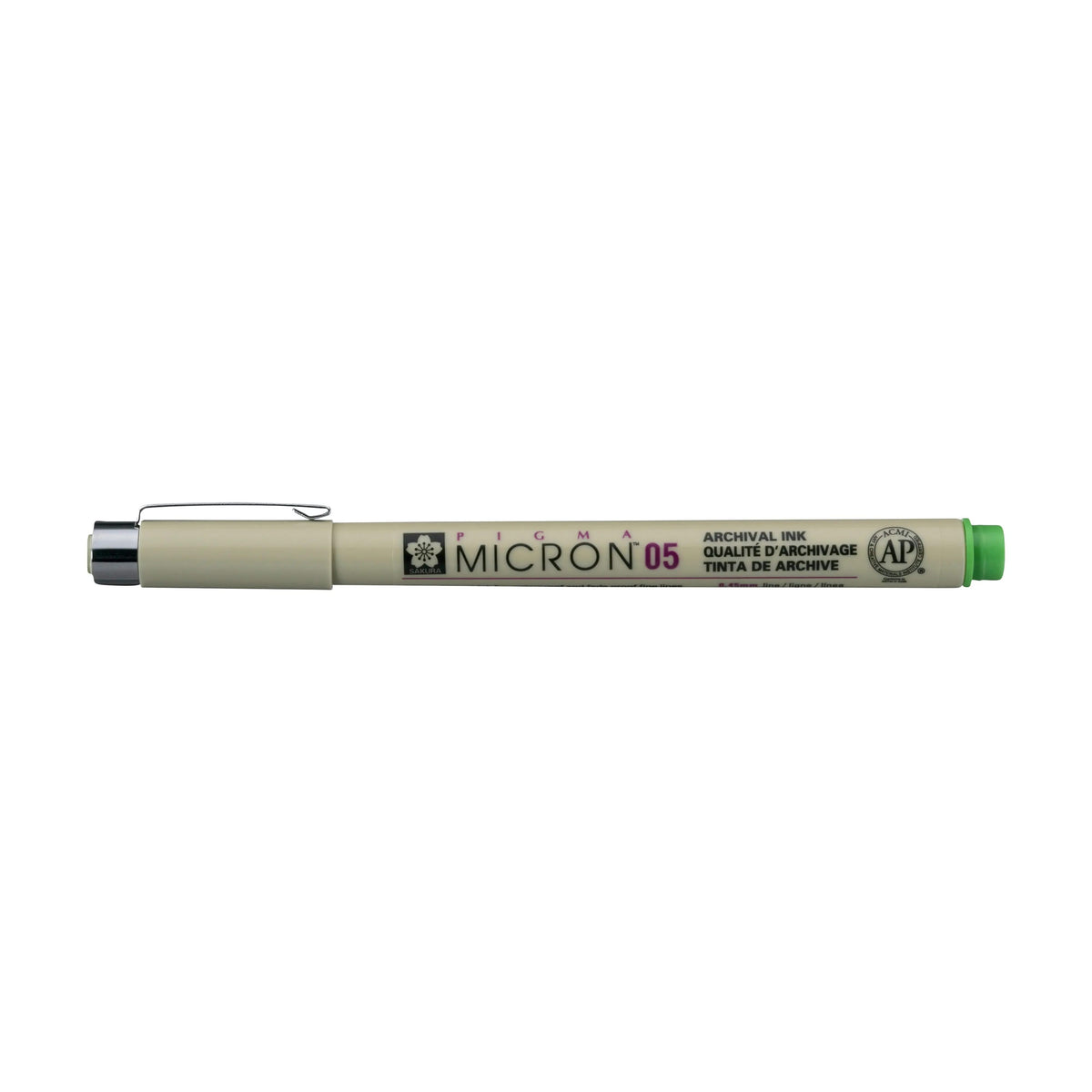 Sakura Pigma Micron 05 - 0.45 mm - Frischgrün - Kidis Art
