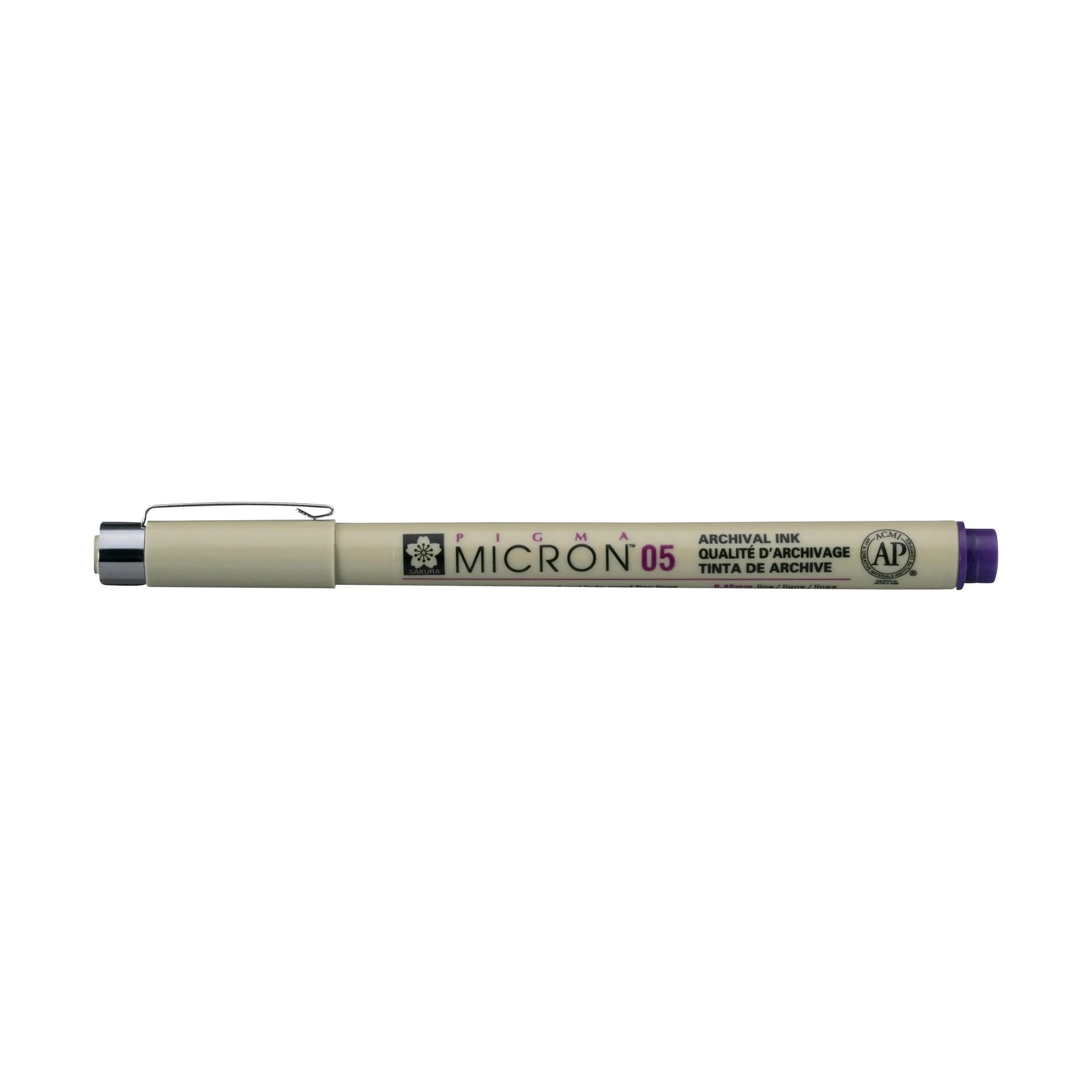 Sakura Pigma Micron 05 - 0.45 mm - Lila - Kidis Art