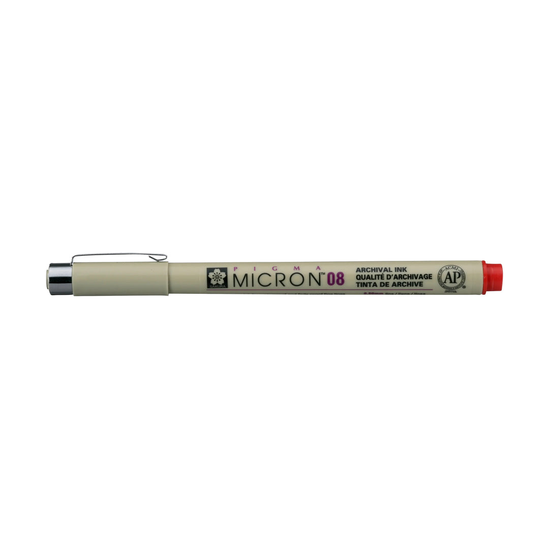 Sakura Pigma Micron 08 - 0.50 mm - Rot