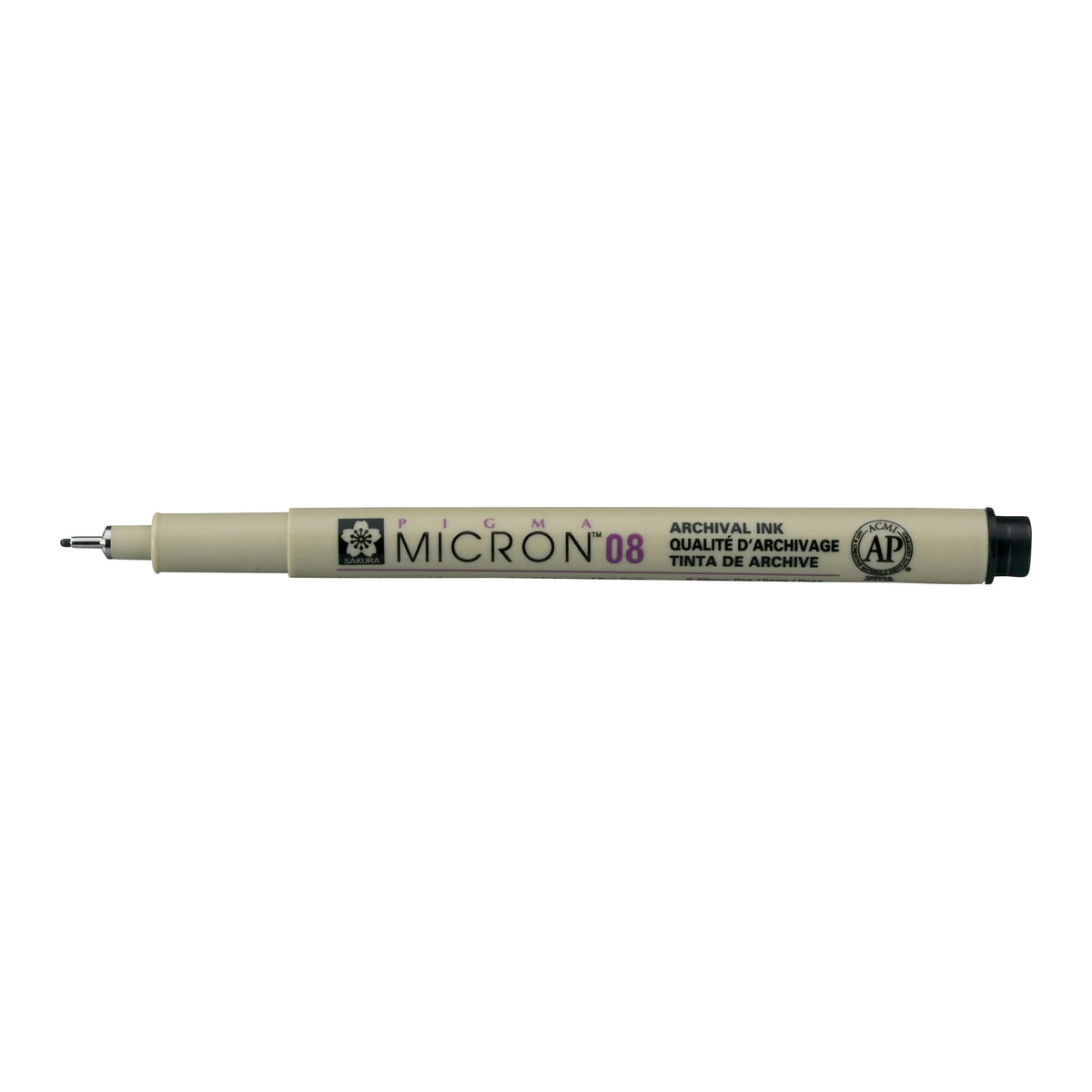 Sakura Pigma Micron 08 - 0.50 mm - Schwarz - Kidis Art