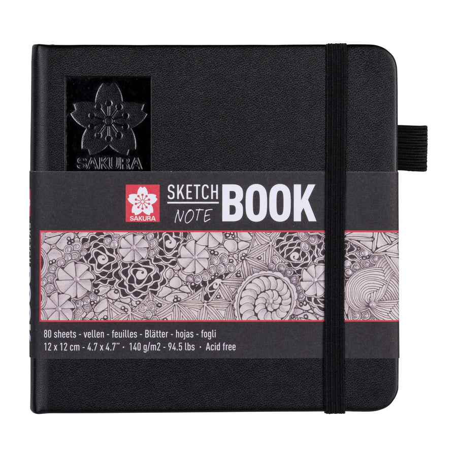 Sakura Skizzen/Notizbuch 12 x 12 cm 80 Blatt in Cremeweiß 140g