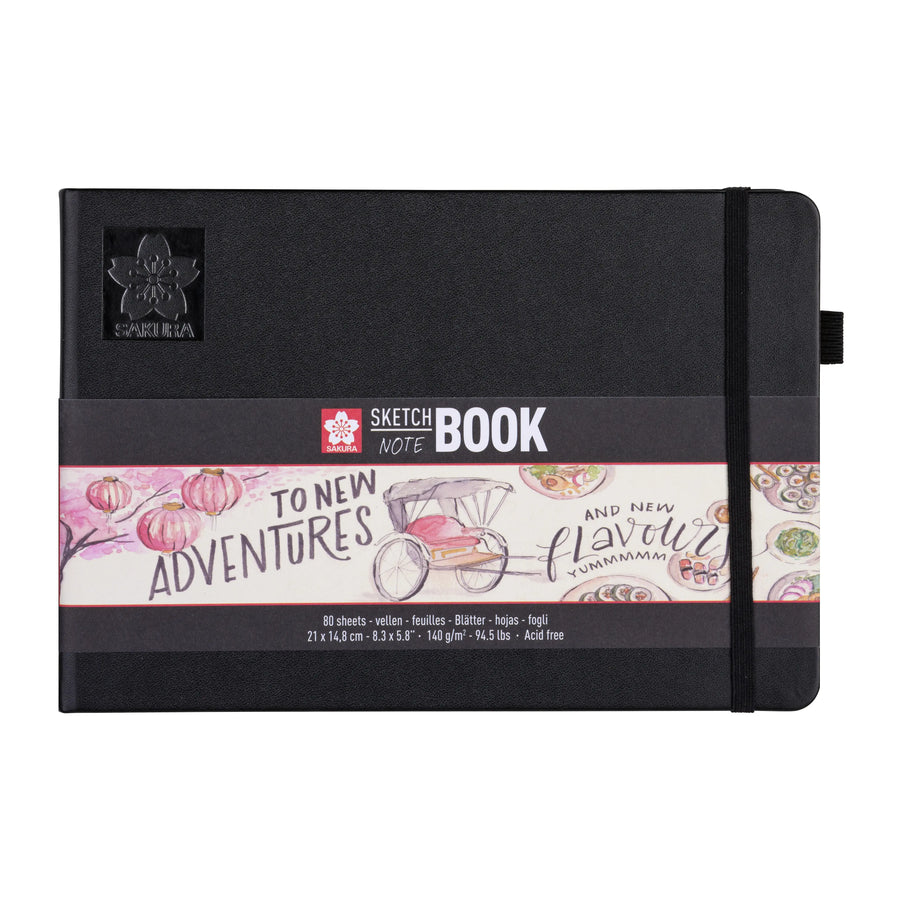 Sakura Skizzen/Notizbuch 21 x 14.8 cm 80 Blatt in Cremeweiß 140g