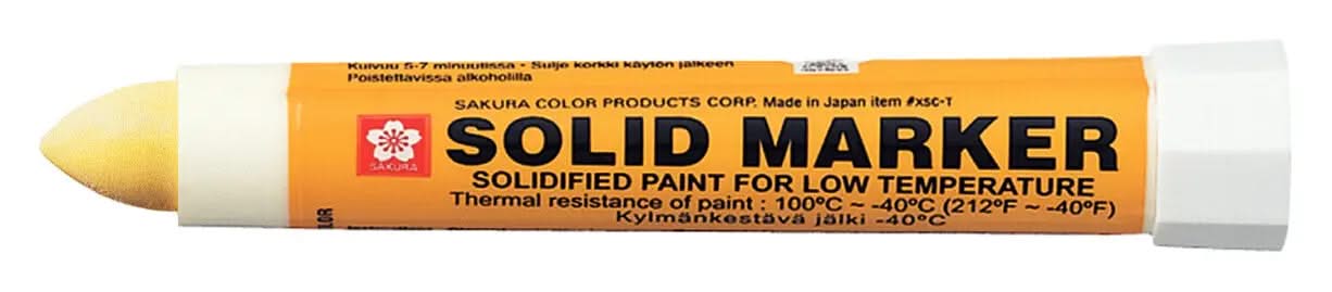 Sakura Solid Marker niedrige Temperatur Gelb - Kidis Art