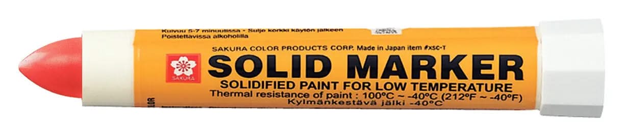 Sakura Solid Marker niedrige Temperatur Rot - Kidis Art