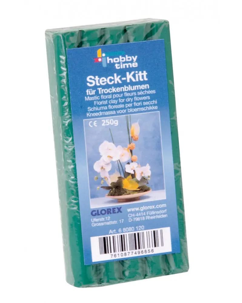 Steck-Kitt für Trockenblumen, floralgrün, 250g - Kidis Art