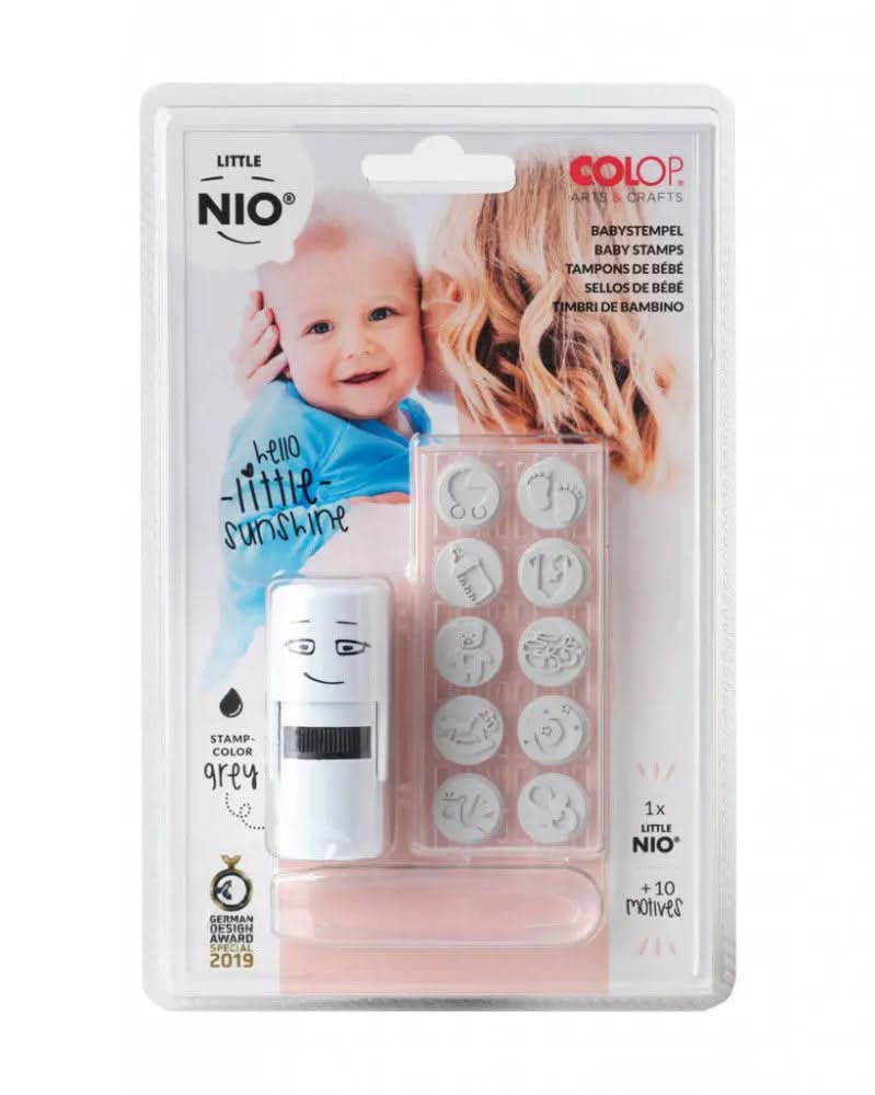 Stempel Little Nio Baby Dia 18mm, 12tlg - Kidis Art