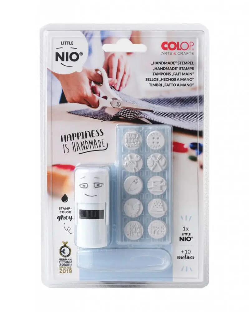 Stempel Little Nio Handmade Dia 18mm, 12tlg - Kidis Art