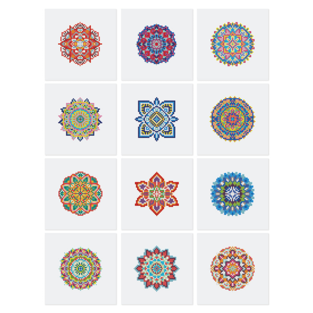 Mini-Serie Diamond Painting Mandalas - Kidis Art