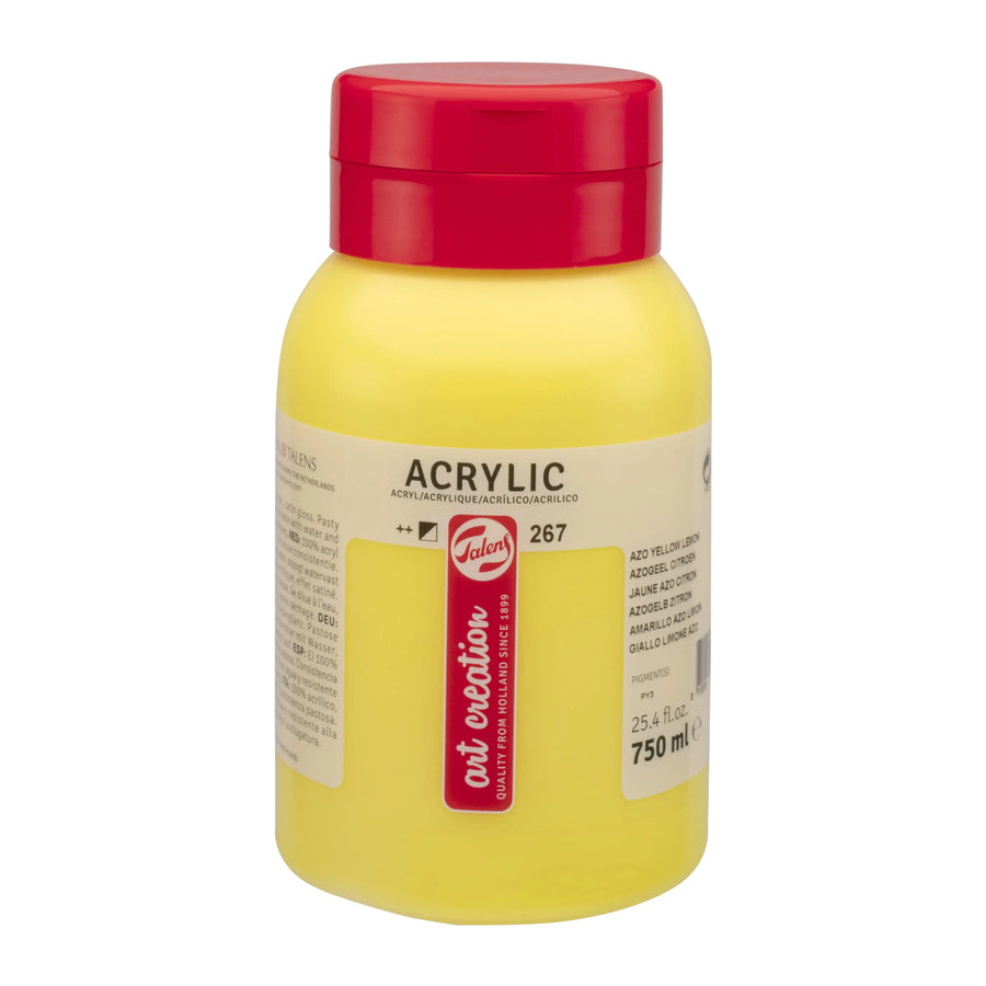 Talens Art Creation Acrylfarbe Flasche 750 ml Azogelb Zitrone 267