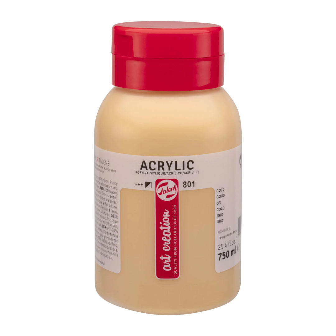 Talens Art Creation Acrylfarbe Flasche 750 ml Gold 801