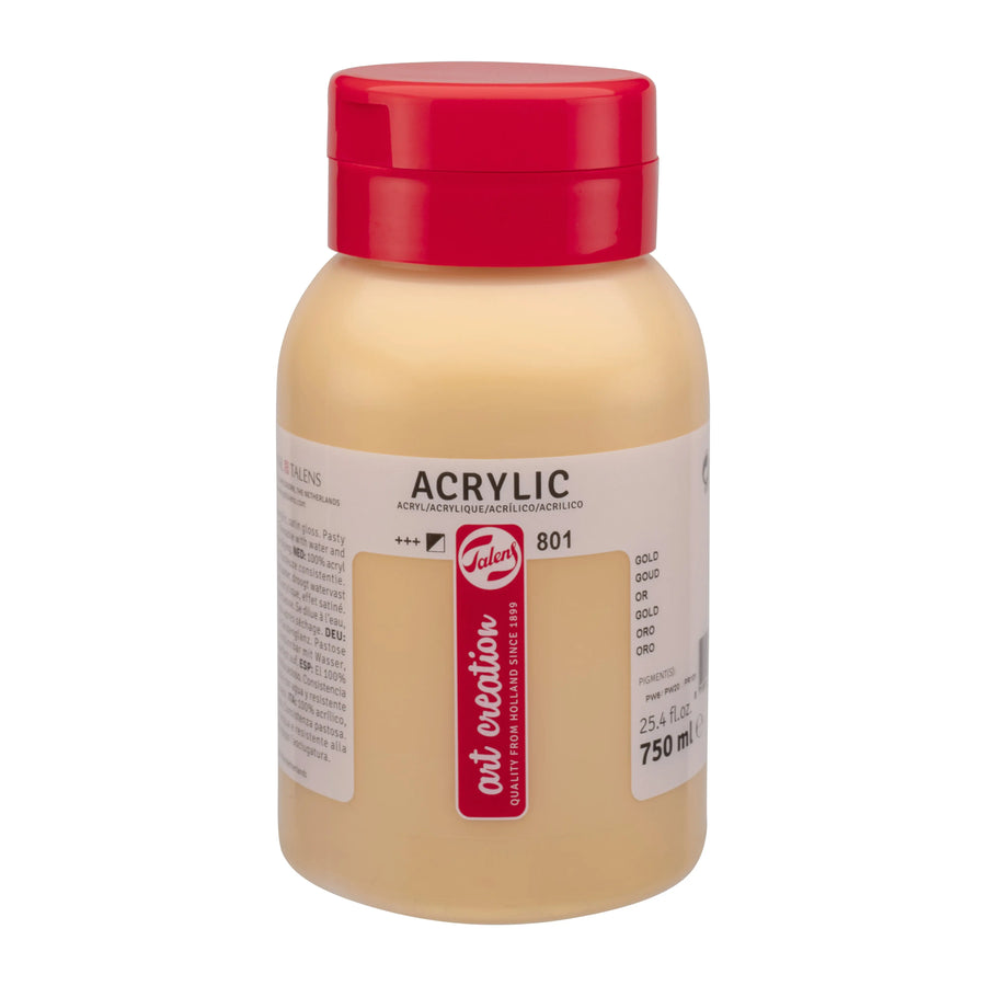 Talens Art Creation Acrylfarbe Flasche 750 ml Gold 801