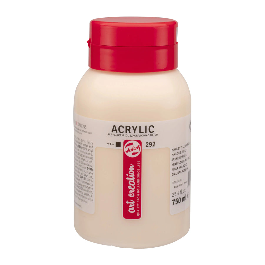 Talens Art Creation Acrylfarbe Flasche 750 ml Neapelgelb Rot Hell 292