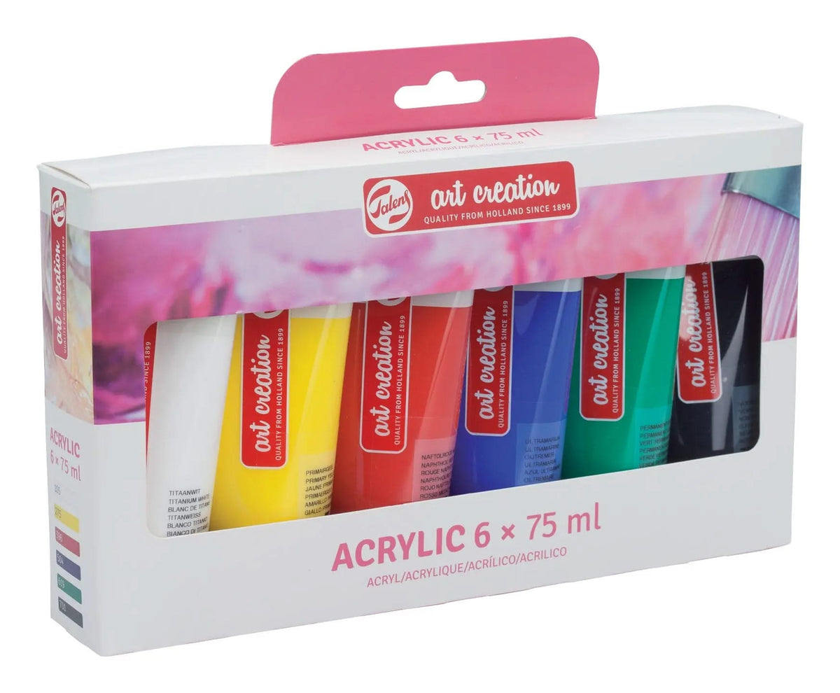 Talens Art Creation Acrylfarbe Set 6 x 75 ml - Kidis Art
