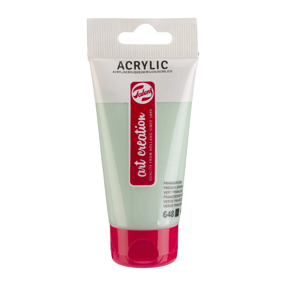 Talens Art Creation Acrylfarbe Tube 75 ml Französischgrün 648 - Kidis Art