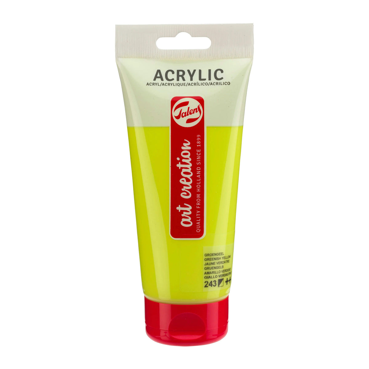 Talens Art Creation Acrylfarbe Tube 75 ml Grüngelb 243 - Kidis Art
