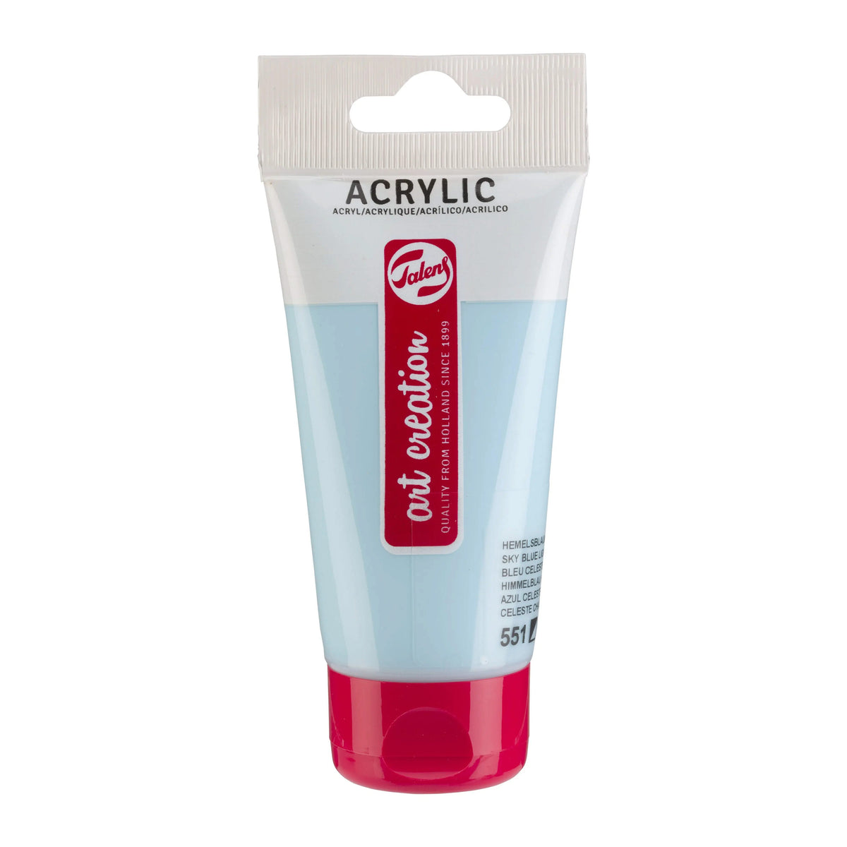 Talens Art Creation Acrylfarbe Tube 75 ml Himmelblau Hell 551 - Kidis Art
