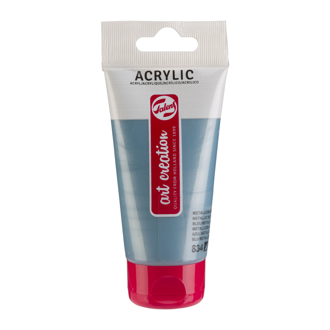 Talens Art Creation Acrylfarbe Tube 75 ml Metallicblau 834