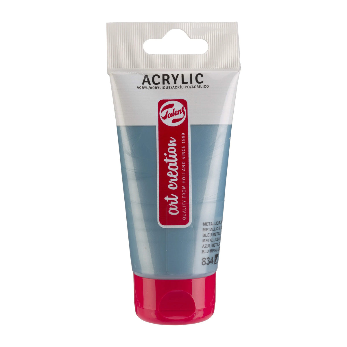 Talens Art Creation Acrylfarbe Tube 75 ml Metallicblau 834 - Kidis Art