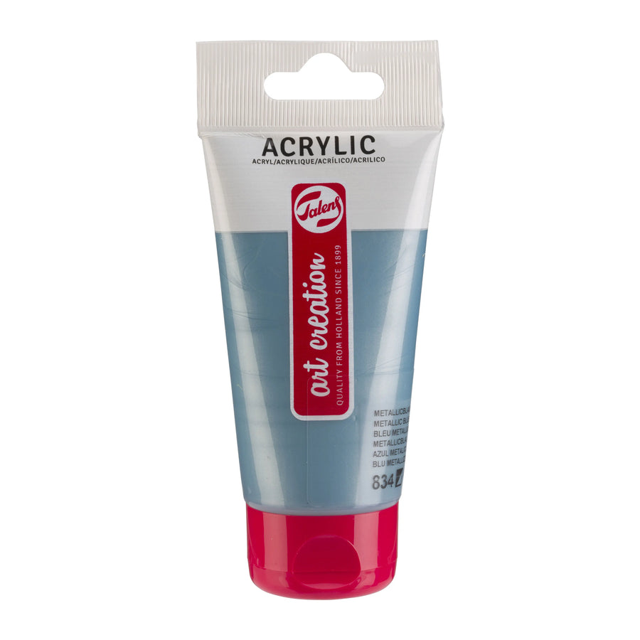 Talens Art Creation Acrylfarbe Tube 75 ml Metallicblau 834