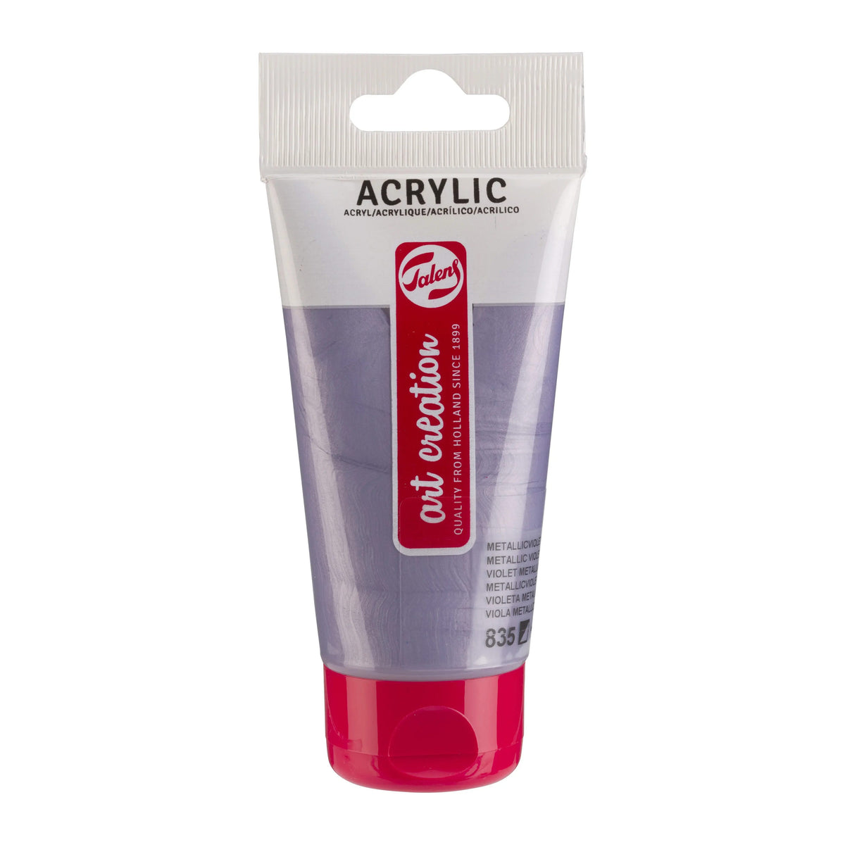 Talens Art Creation Acrylfarbe Tube 75 ml Metallicviolett 835 - Kidis Art