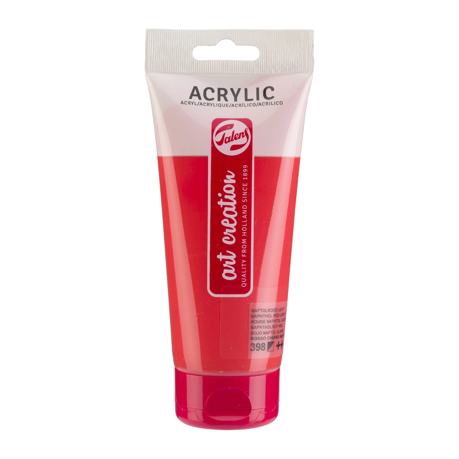 Talens Art Creation Acrylfarbe Tube 75 ml Naphtholrot Hell 398 - Kidis Art