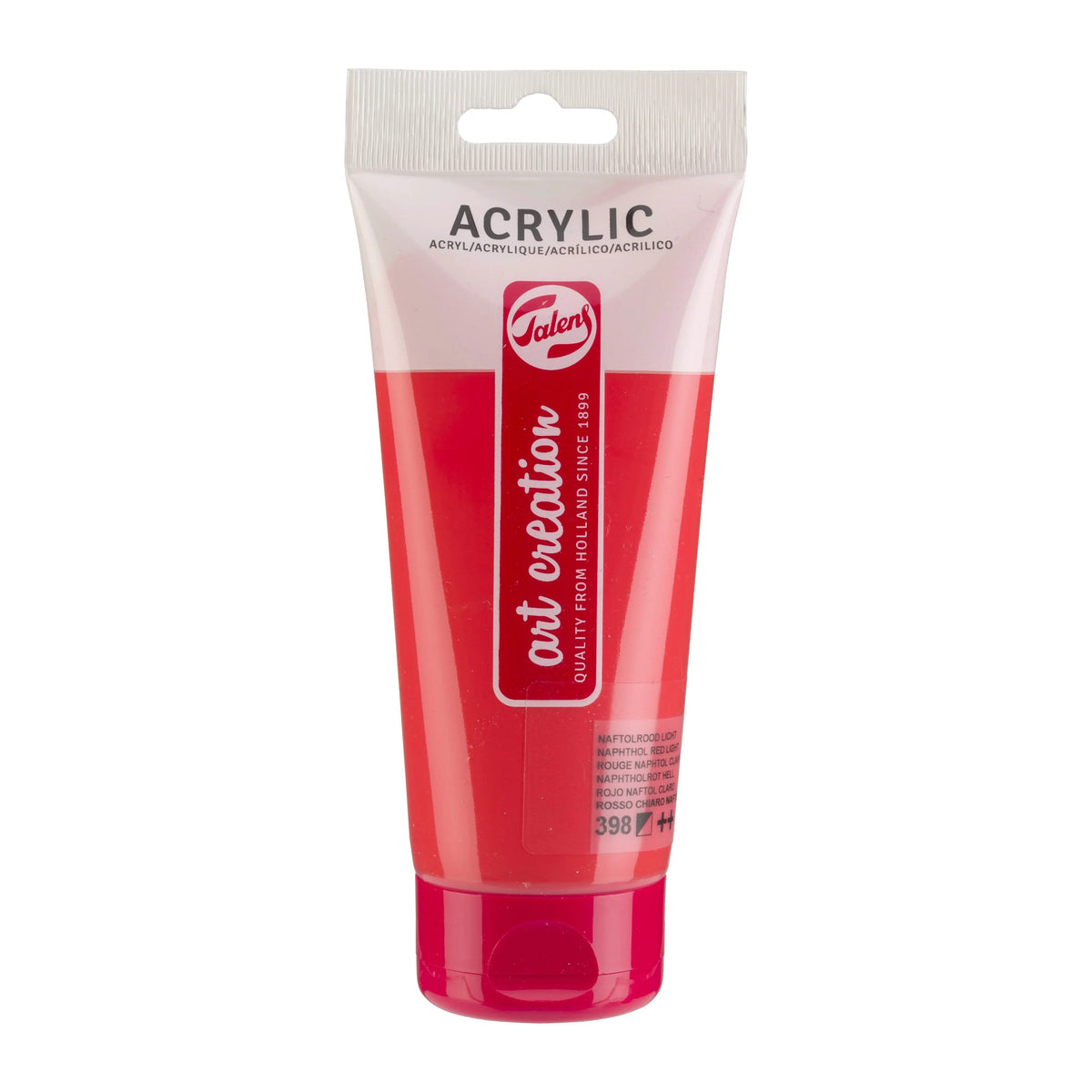 Talens Art Creation Acrylfarbe Tube 75 ml Naphtholrot Hell 398 - Kidis Art