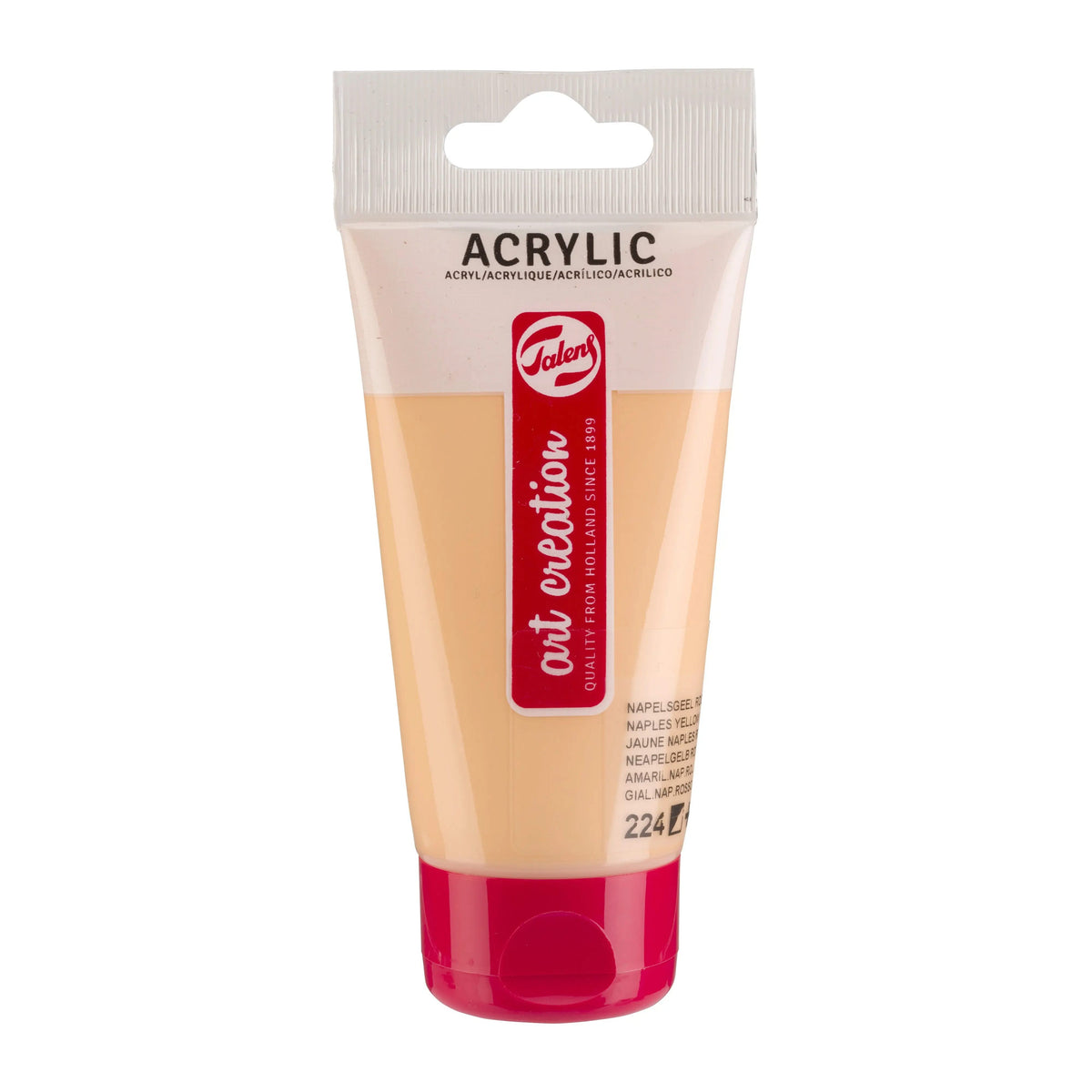 Talens Art Creation Acrylfarbe Tube 75 ml Neapelgelb Rot 224 - Kidis Art