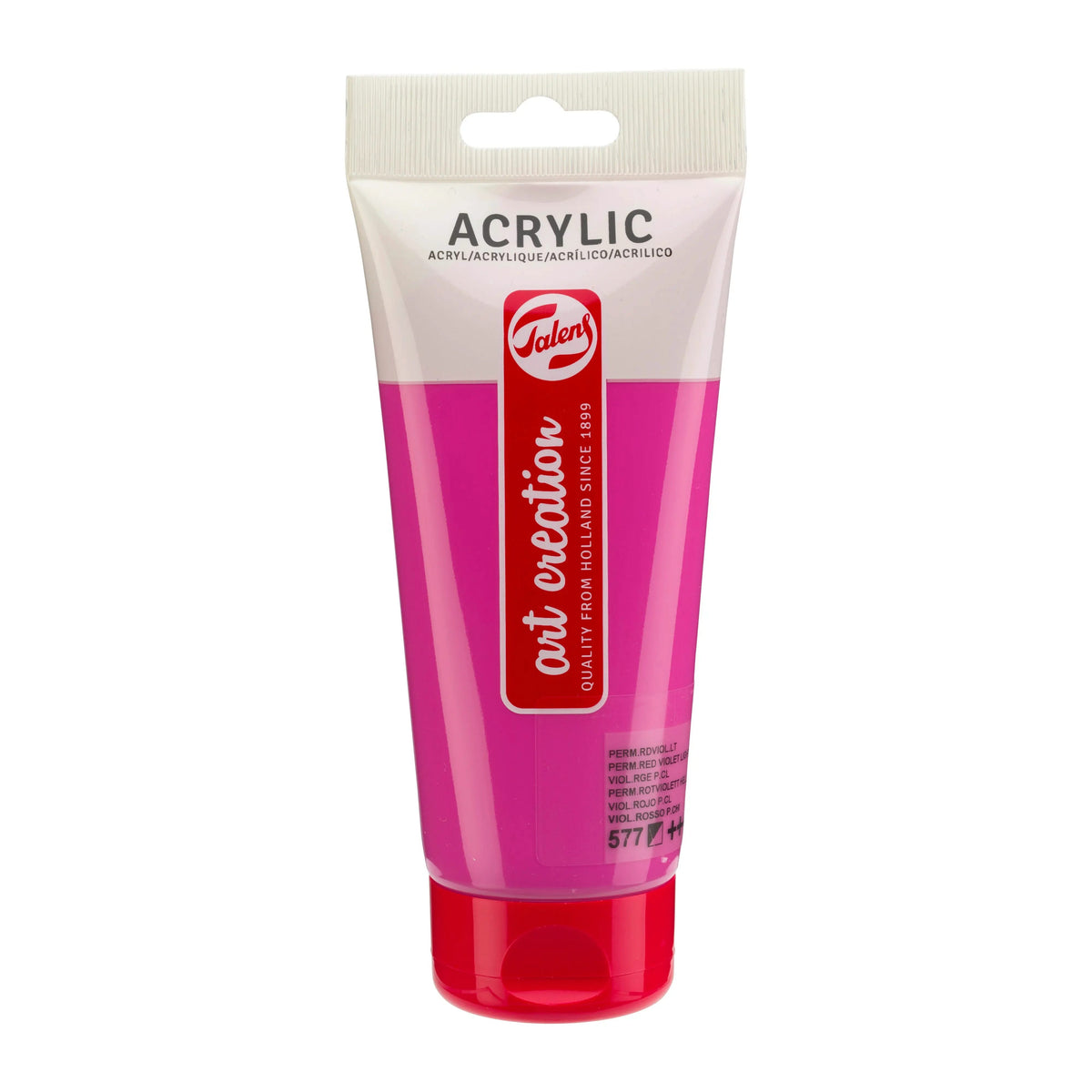 Talens Art Creation Acrylfarbe Tube 75 ml Permanentrotviolett Hell 577 - Kidis Art