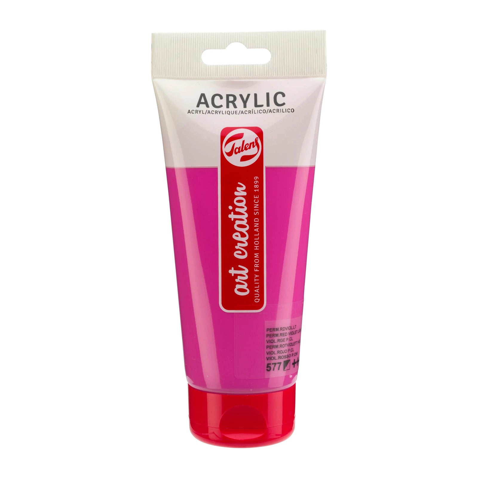 Talens Art Creation Acrylfarbe Tube 75 ml Permanentrotviolett Hell 577 - Kidis Art