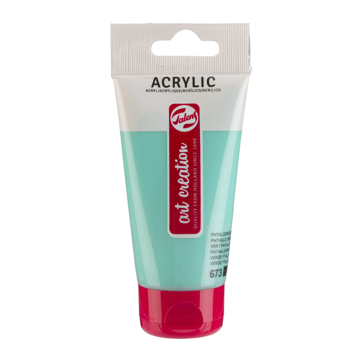 Talens Art Creation Acrylfarbe Tube 75 ml Phthalogrün Hell 673 - Kidis Art
