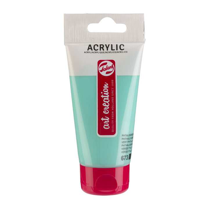 Talens Art Creation Acrylfarbe Tube 75 ml Phthalogrün Hell 673