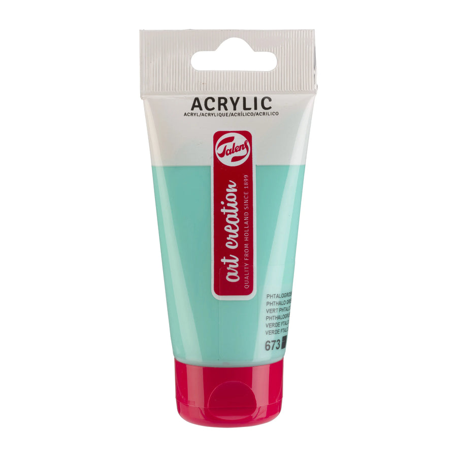 Talens Art Creation Acrylfarbe Tube 75 ml Phthalogrün Hell 673