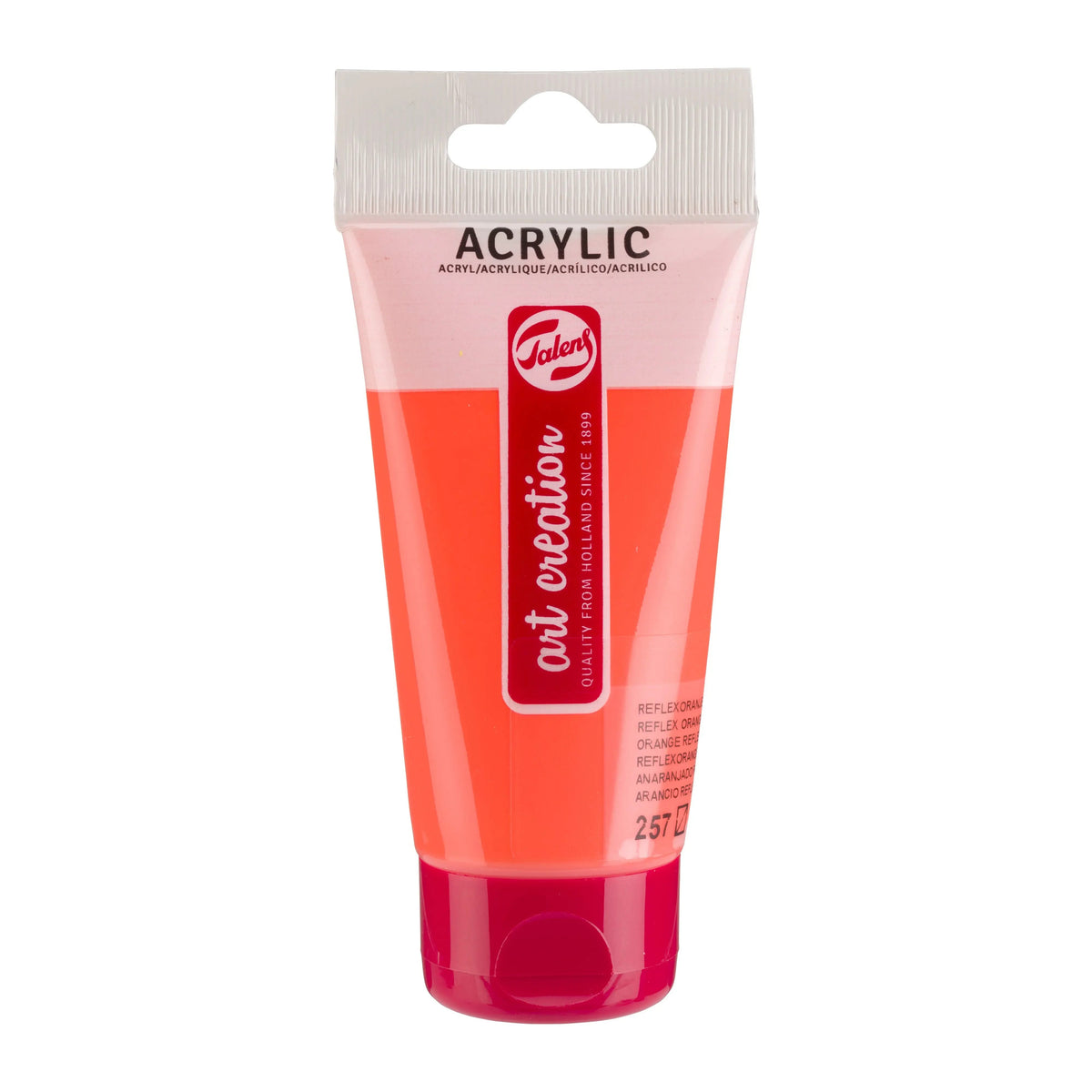 Talens Art Creation Acrylfarbe Tube 75 ml Reflexorange 257 - Kidis Art