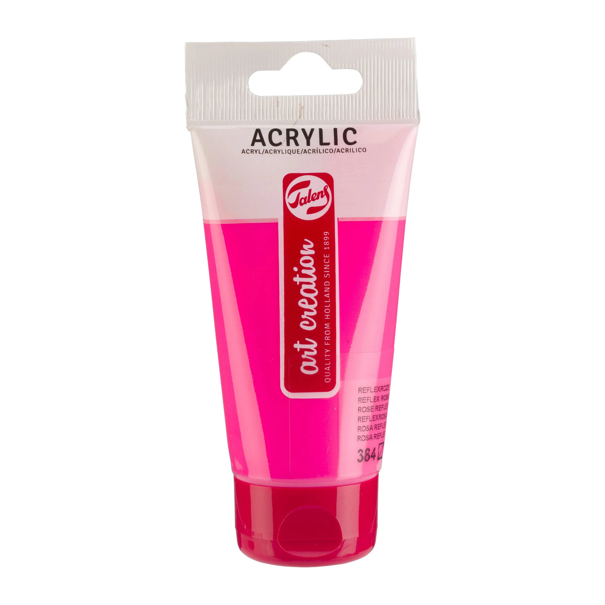 Talens Art Creation Acrylfarbe Tube 75 ml Reflexrosa 384 - Kidis Art