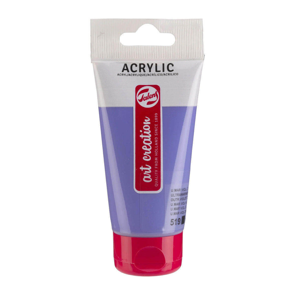 Talens Art Creation Acrylfarbe Tube 75 ml Ultramarinviolett Hell 519 - Kidis Art