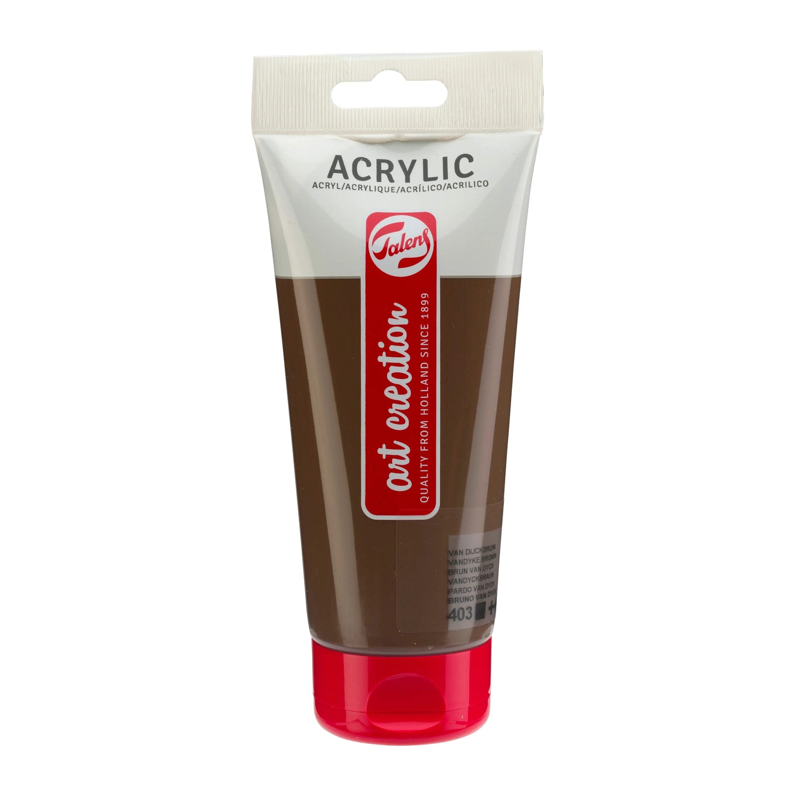 Talens Art Creation Acrylfarbe Tube 75 ml Vandyckbraun 403 - Kidis Art