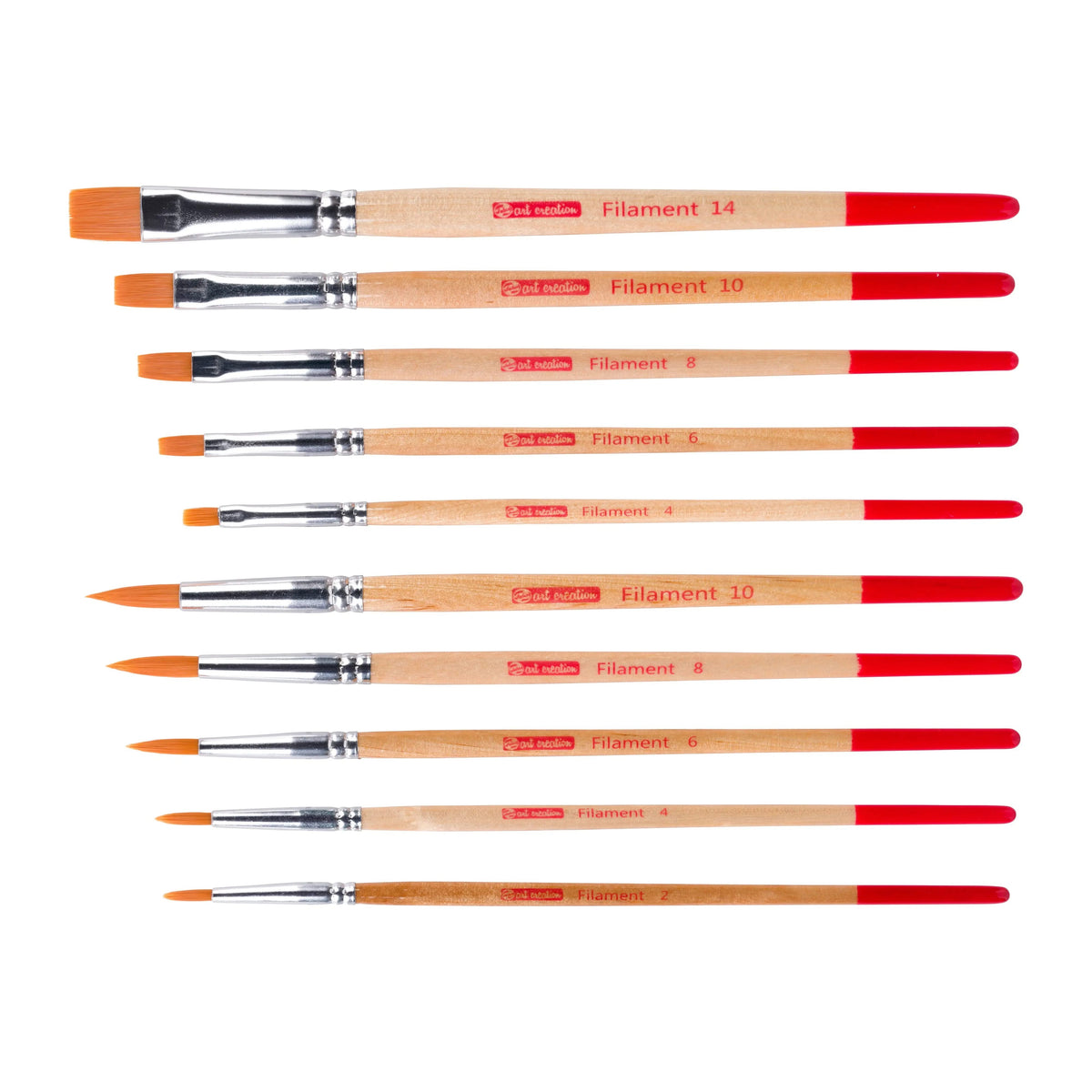 Talens Art Creation Aquarellpinsel 10er-Set - Polyester - Kidis Art