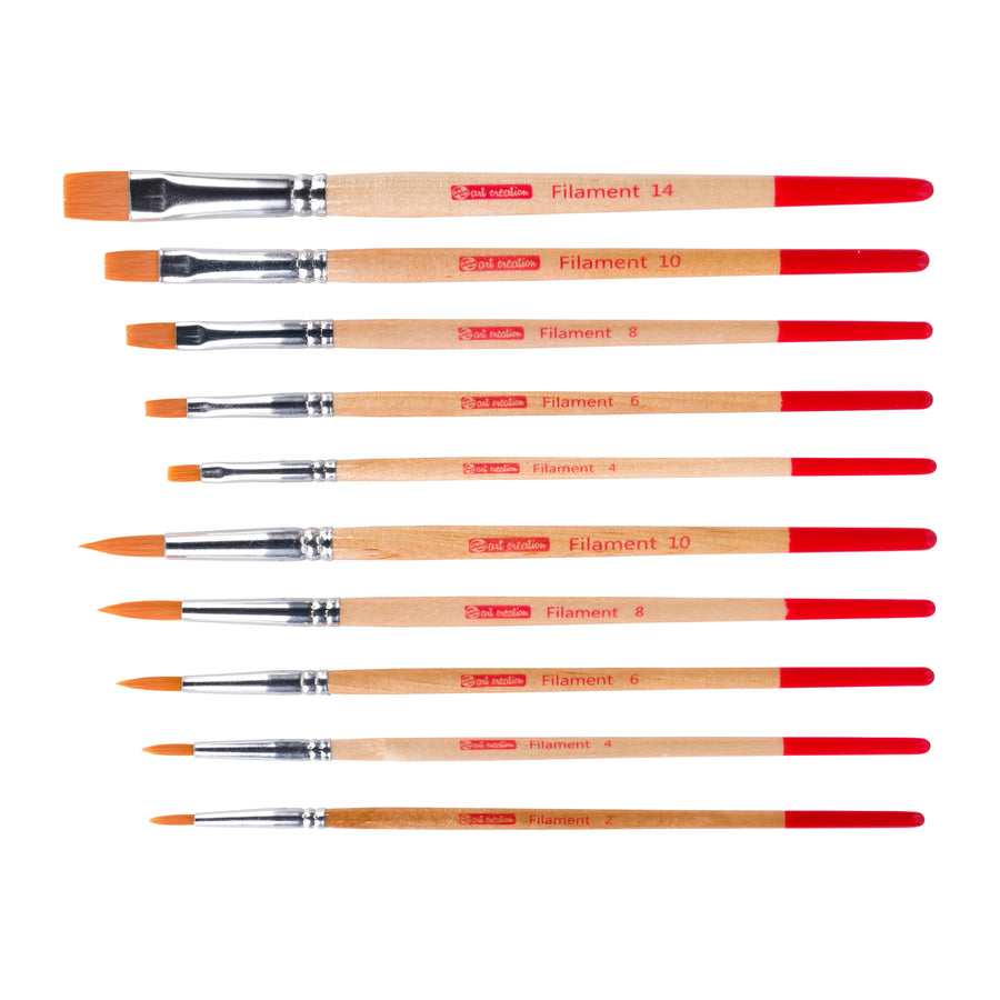 Talens Art Creation Aquarellpinsel 10er-Set - Polyester