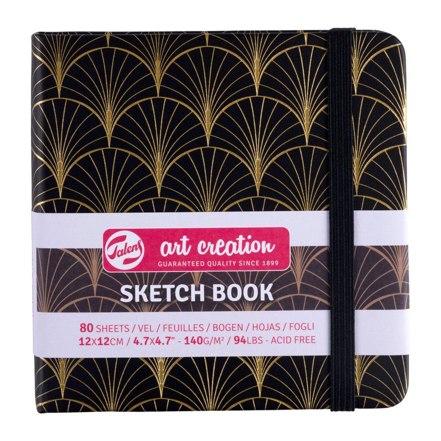 Talens Art Creation Skizzenbuch Art Deco | 12 x 12 cm, 140 g, 80 Bogen