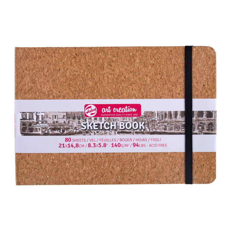 Talens Art Creation Skizzenbuch Kork | 21 x 14.8 cm, 140 g, 80 Bogen