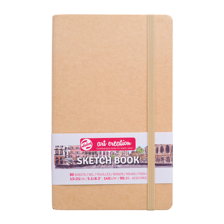 Talens Art Creation Skizzenbuch Kraftpapiereinband 13 x 21 cm 140 g 80 Bogen