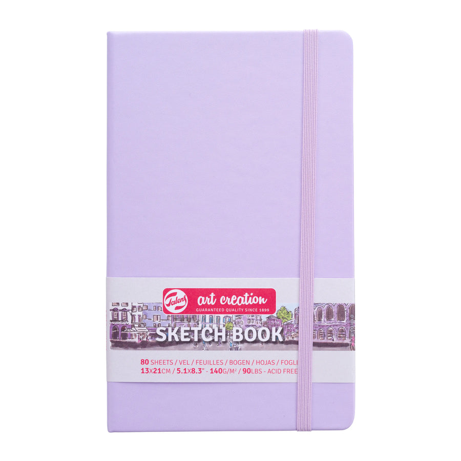Talens Art Creation Skizzenbuch Pastellviolett 13 x 21 cm 140 g 80 Bogen