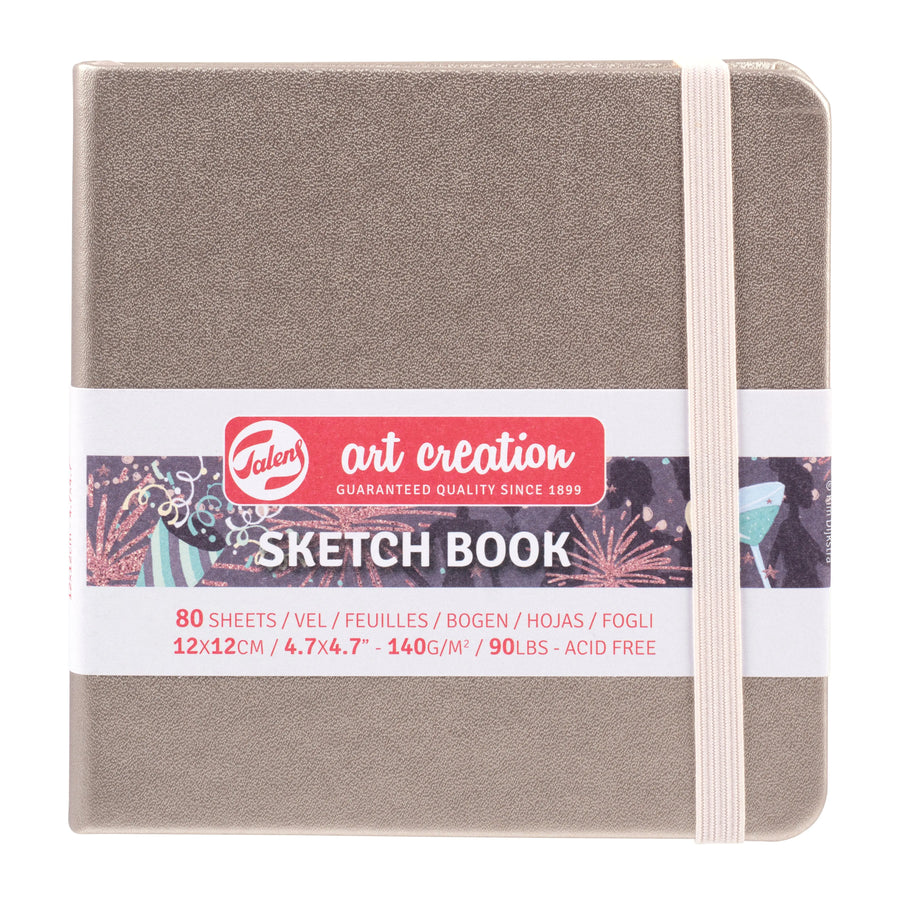 Talens Art Creation Skizzenbuch Rosa Champagner 12 x 12 cm 140 g 80 Bogen