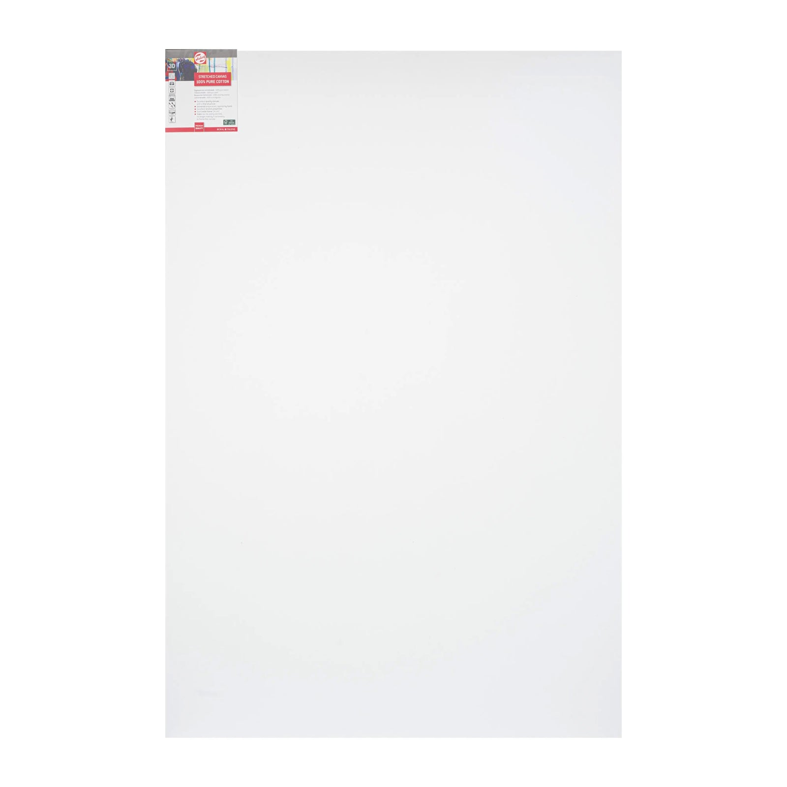 Talens Bespannter Keilrahmen 3D Baumwolle 100 x 150 cm - Kidis Art